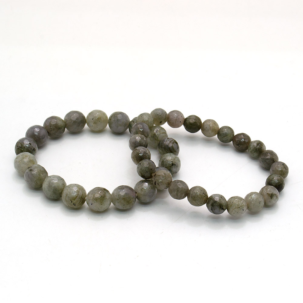 Фото товара браслет из лабрадора мелкая грань