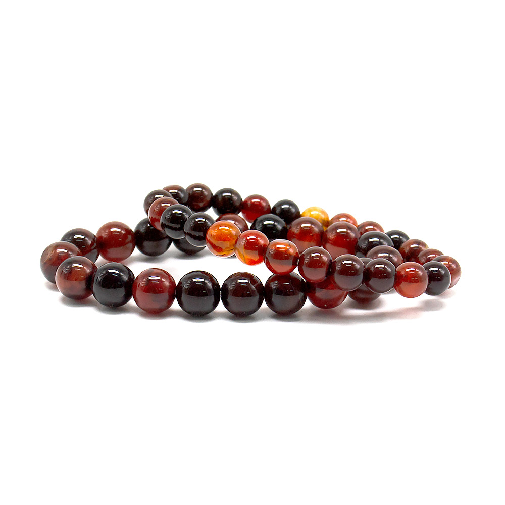 Фото товара браслет из сердолика темного