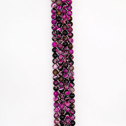 Агат "мозаика" шар цвет фуксия 10 мм