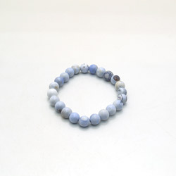 Фото товара браслет из агата кракле цвет нежно-голубой