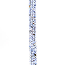 Агат "мозаика" шар цвет нежно-голубой 6 мм