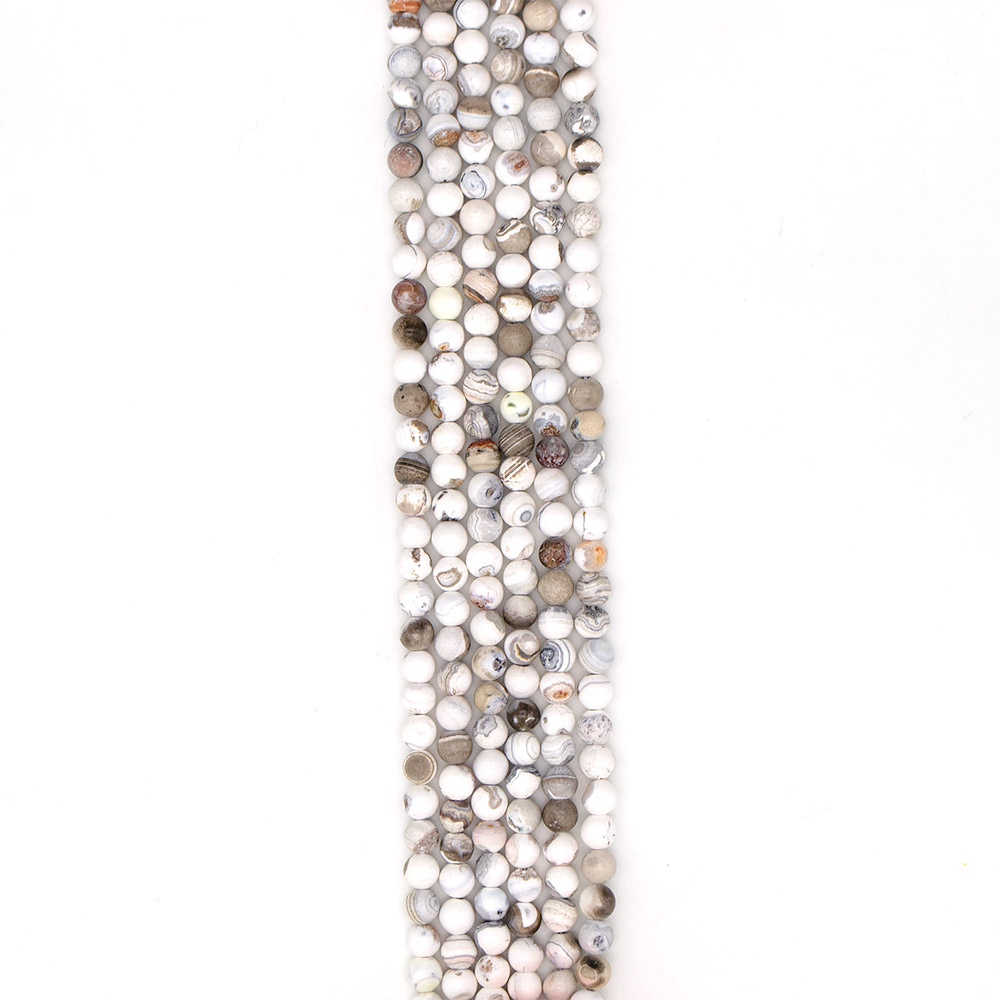 Фото товара агат "мозаика" шар цвет молочный 8 мм