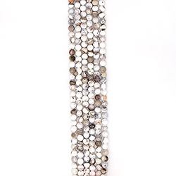 Агат "мозаика" шар цвет молочный 8 мм