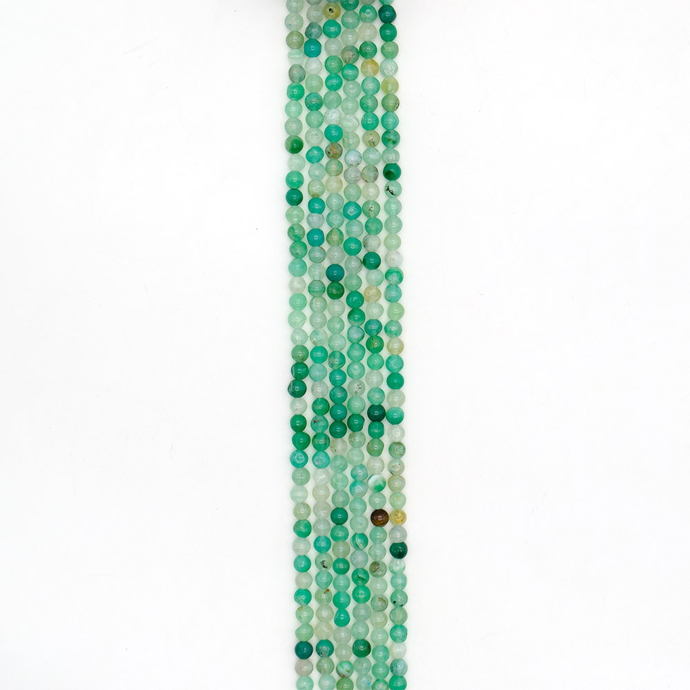 Фото товара агат кракле шар цвет бледно-зеленый 6 мм