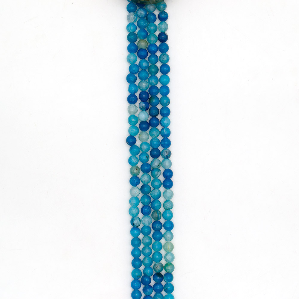 Фото товара агат кракле шар цвет синий 8 мм