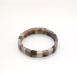 Браслет из агата ботсвана прямоугольник 10*12 мм