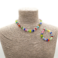 Фото товара бусы,браслет из кошачьего глаза имитация с цирконом