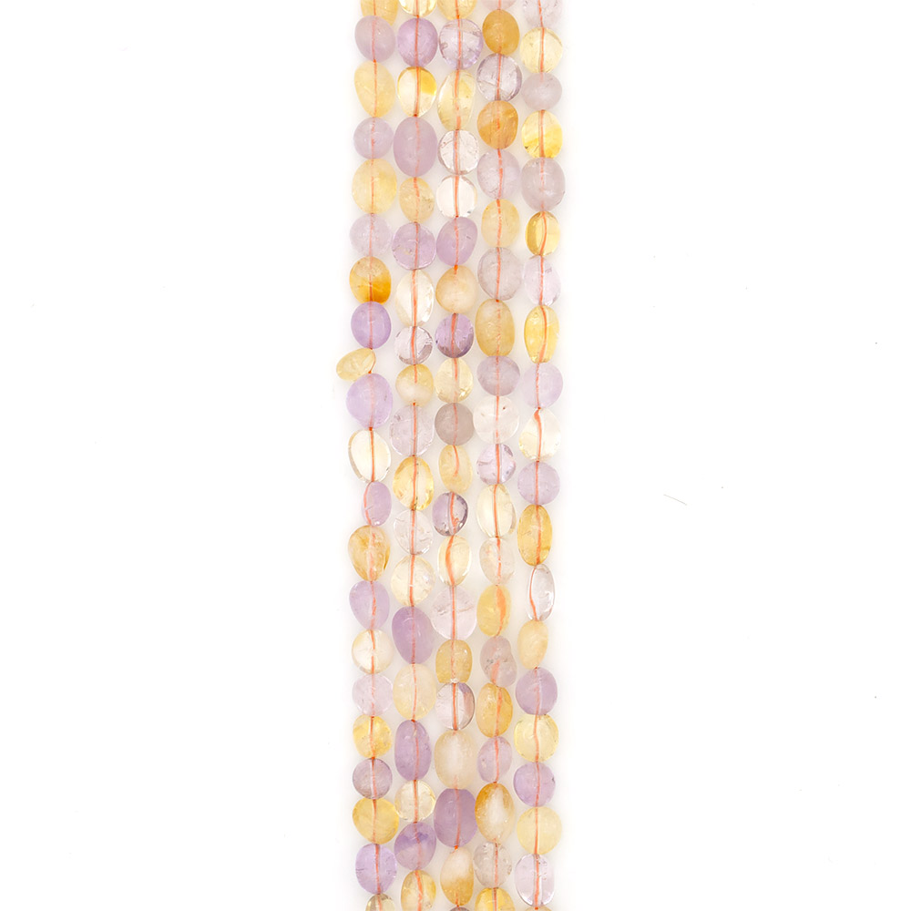 Фото товара цитрин,аметист,горный хрусталь галтовка 15*12 мм