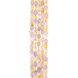 Фото товара цитрин,аметист,горный хрусталь галтовка 15*12 мм