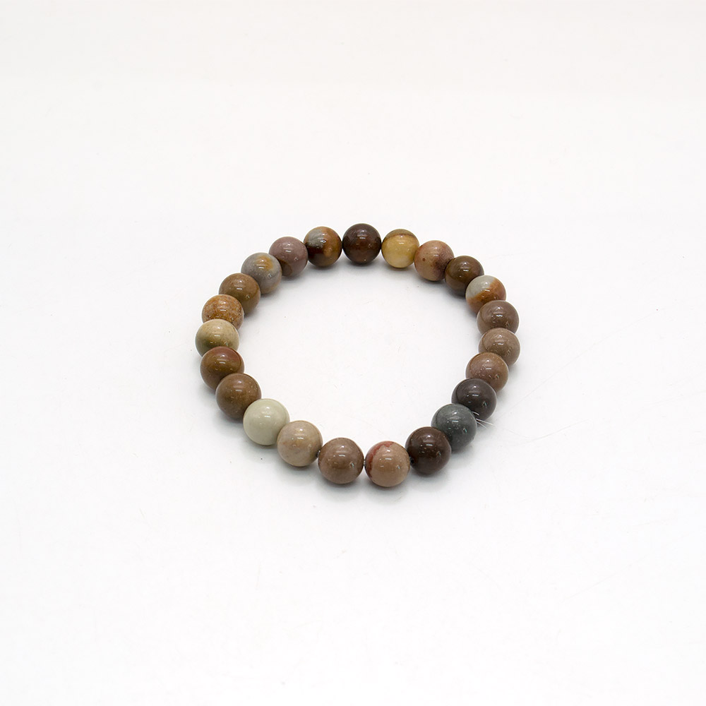 Фото товара браслет из яшмы уральской 8 мм