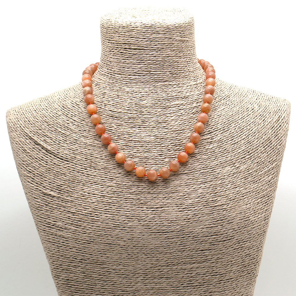 Фото товара бусы из солнечного камня шар