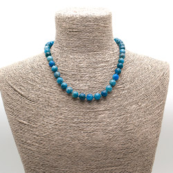 Бусы из апатита шар