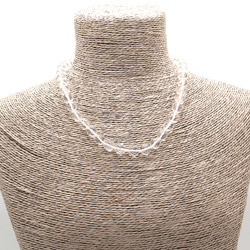 Бусы из горного хрусталя граненые 10 мм