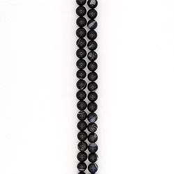 Фото товара агат шар цвет черный 14 мм