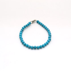 Фото товара браслет из бирюзы имитация 4 мм