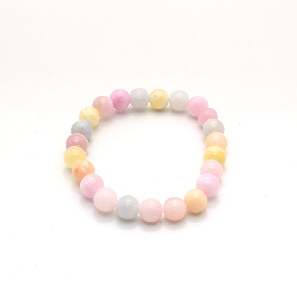 Фото товара браслет из кальцита микс цветов 8 мм
