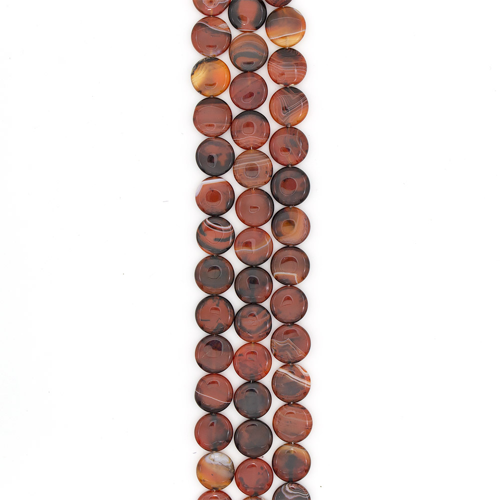 Фото товара сердолик кофейный таблетка 20 мм