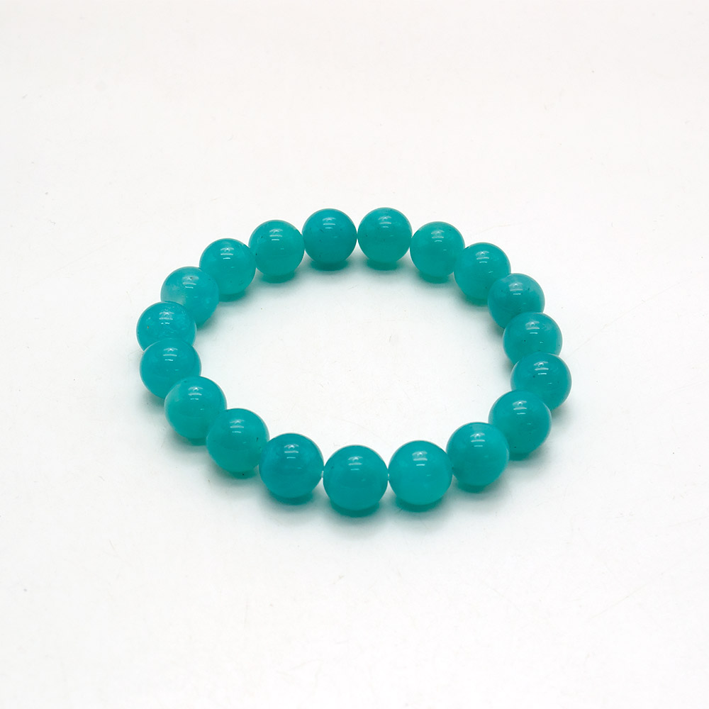 Фото товара браслет из амазонита прозрачного шар