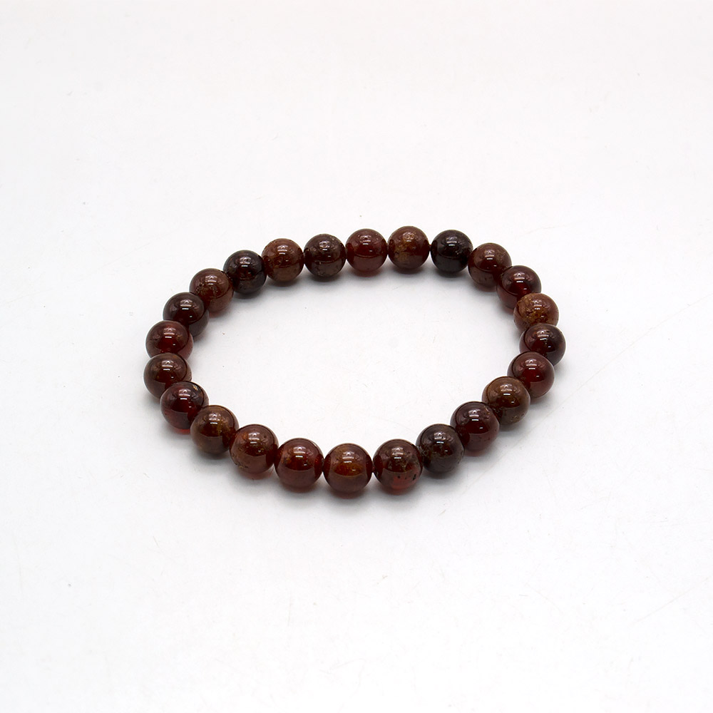 Фото товара браслет из граната оранжевого шар