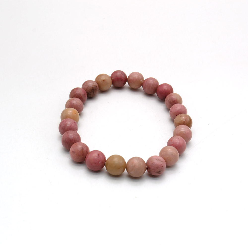 Фото товара браслет из родонита розового шар