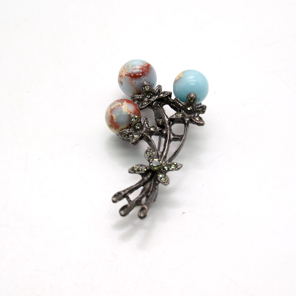 Фото товара брошь "ягодка" варисцит а0105