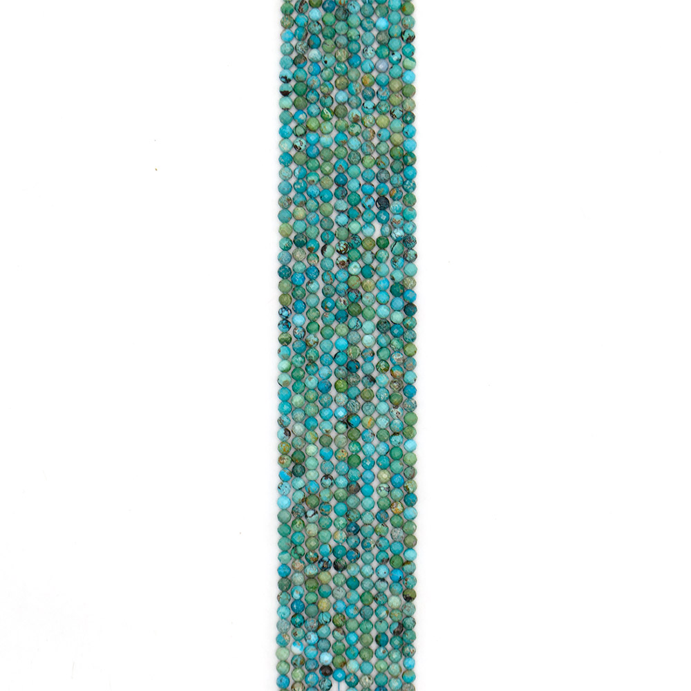 Фото товара бирюза шар 4 мм грань