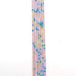 Циркон цвет "Ассорти розовый" грань 2 мм