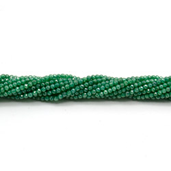 Циркон цвет зеленый грань люкс 2 мм