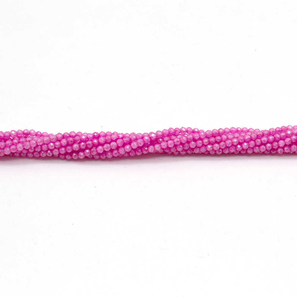 Фото товара циркон шар ярко-розовый грань люкс 2 мм