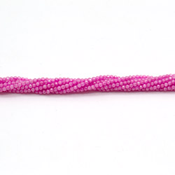 Циркон цвет ярко розовый грань люкс 2 мм