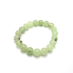 Браслет из кварца цвет пренит шар