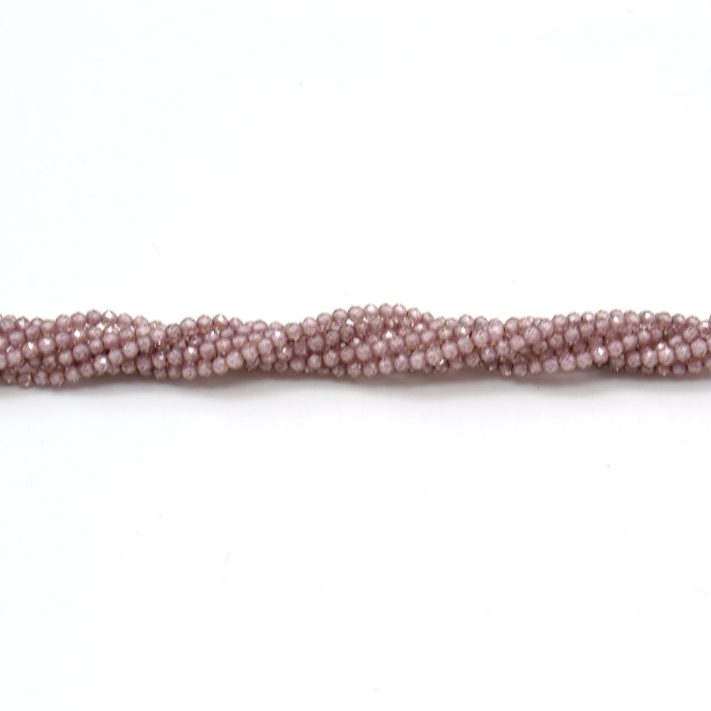 Фото товара циркон цвет пыльно-розовый грань люкс 2 мм