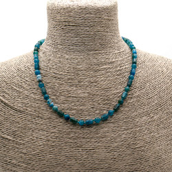 Бусы из апатита бочонок 6*8 мм