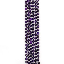 Аметист биконус грань 8 мм