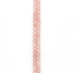 Розовый кварц мадагаскарский рис грань 8*6 мм