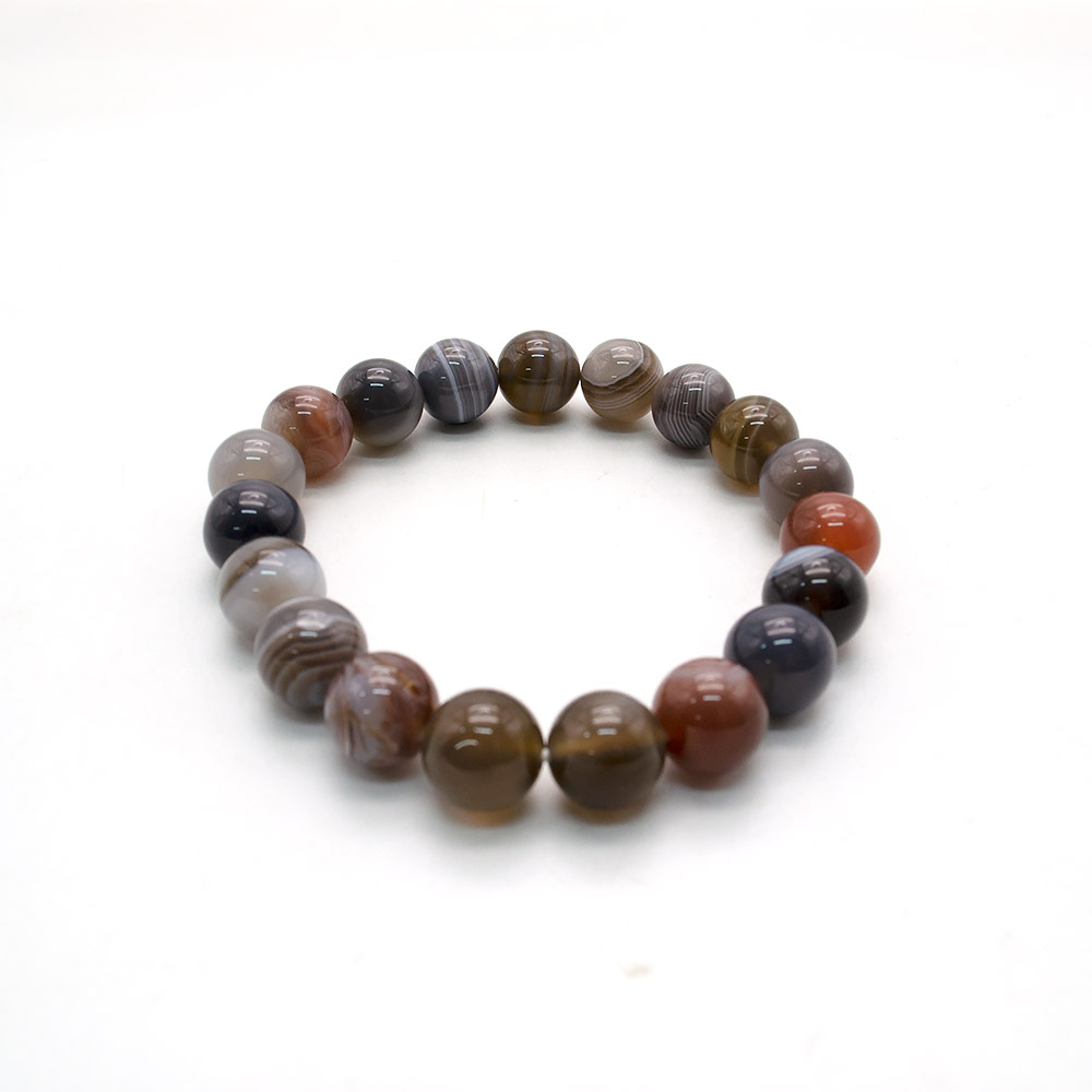 Фото товара браслет из агата ботсвана 10мм