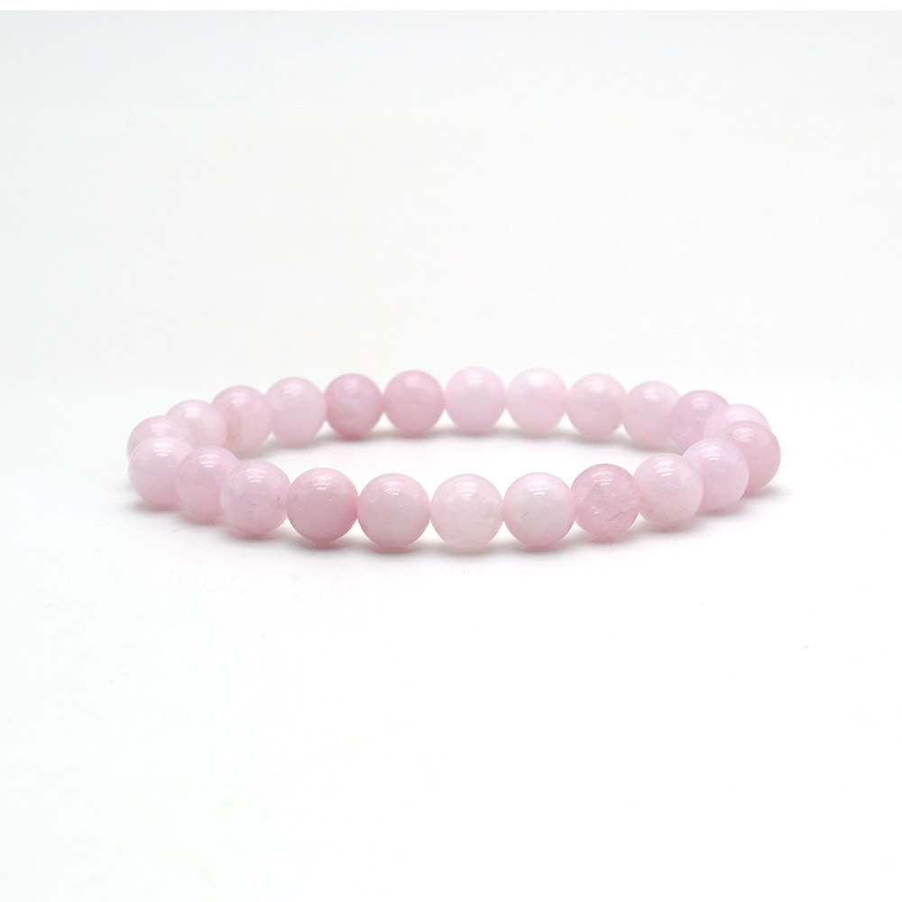 Фото товара браслет из кварца цвет кунцит 8мм