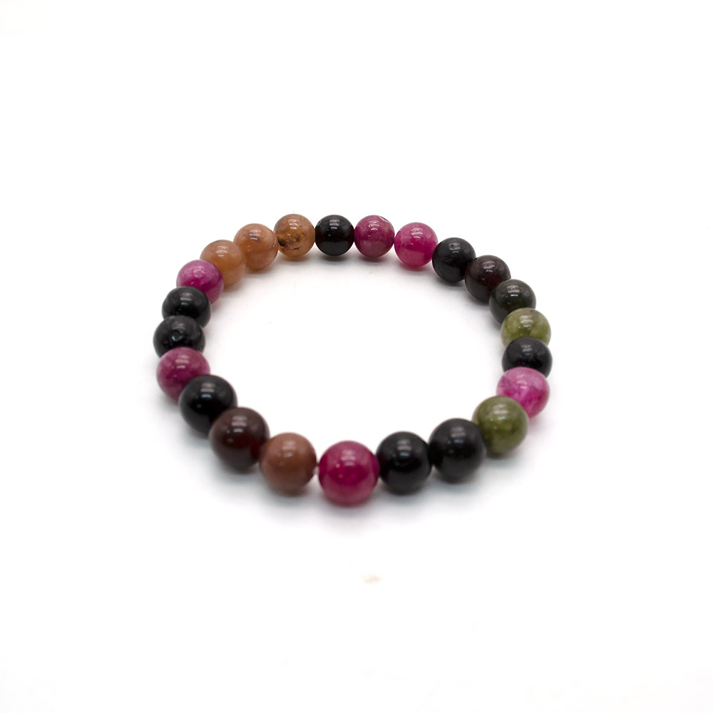 Фото товара браслет из кварца цвет турмалин 8мм