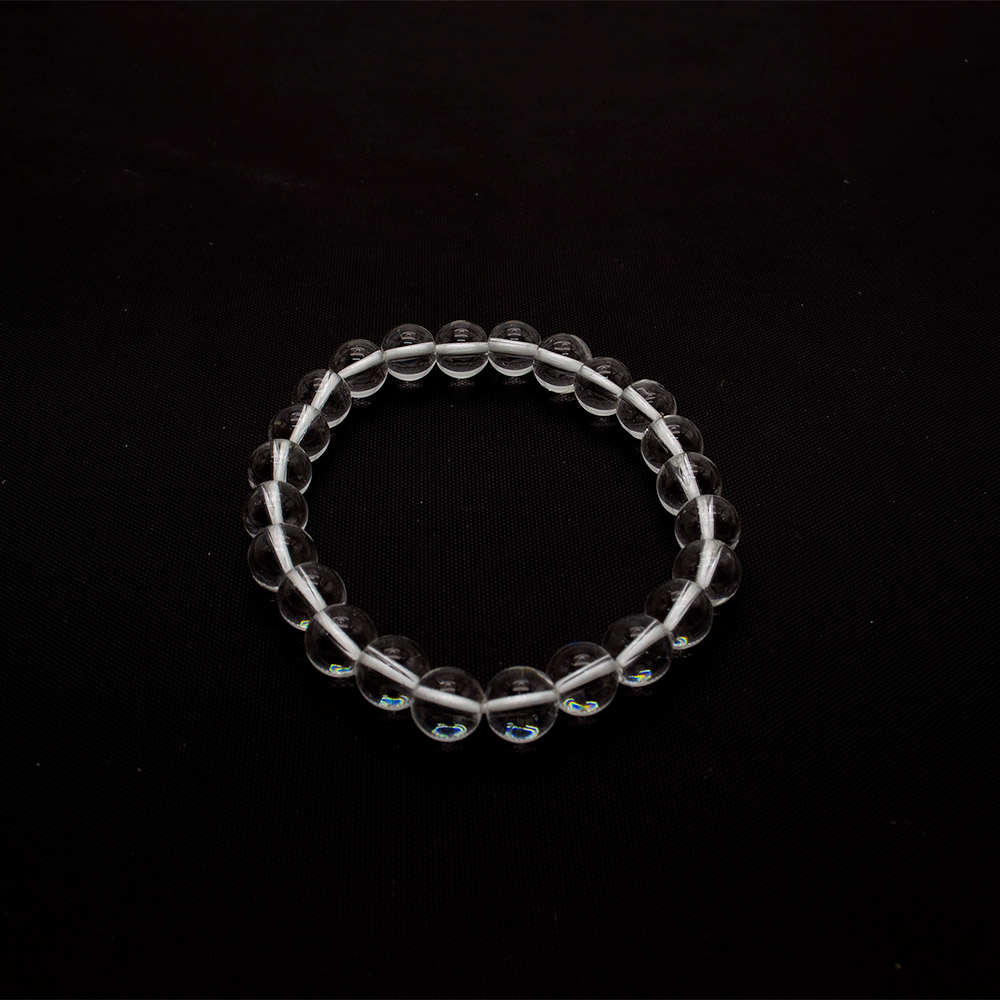 Фото товара браслет из горного хрусталя имитации 8 мм