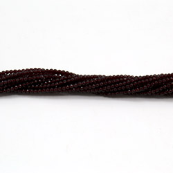 Шпинель синтетическая цвет гранатовый 2 мм грань