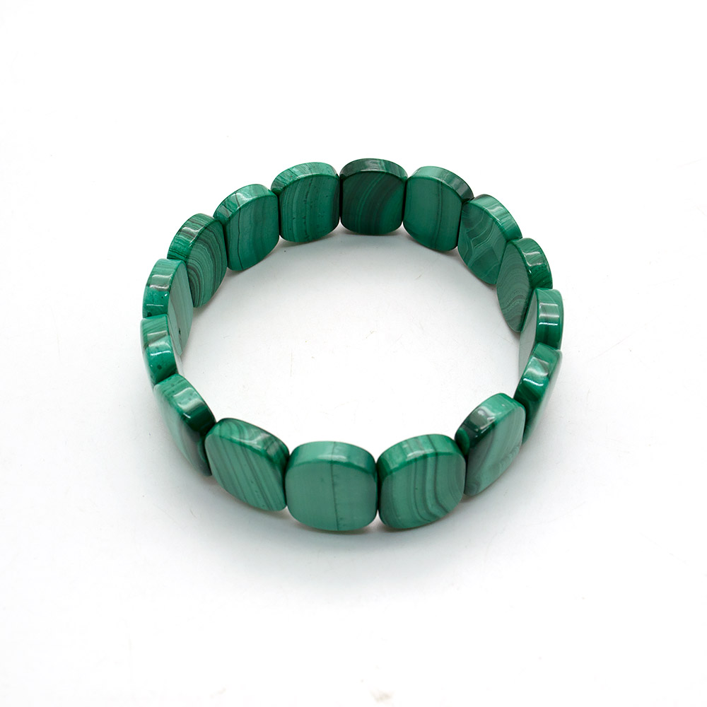 Фото товара браслет из малахита сегмент 16*13 мм