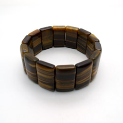 Браслет из тигрового глаза прямоугольник 25*15 мм