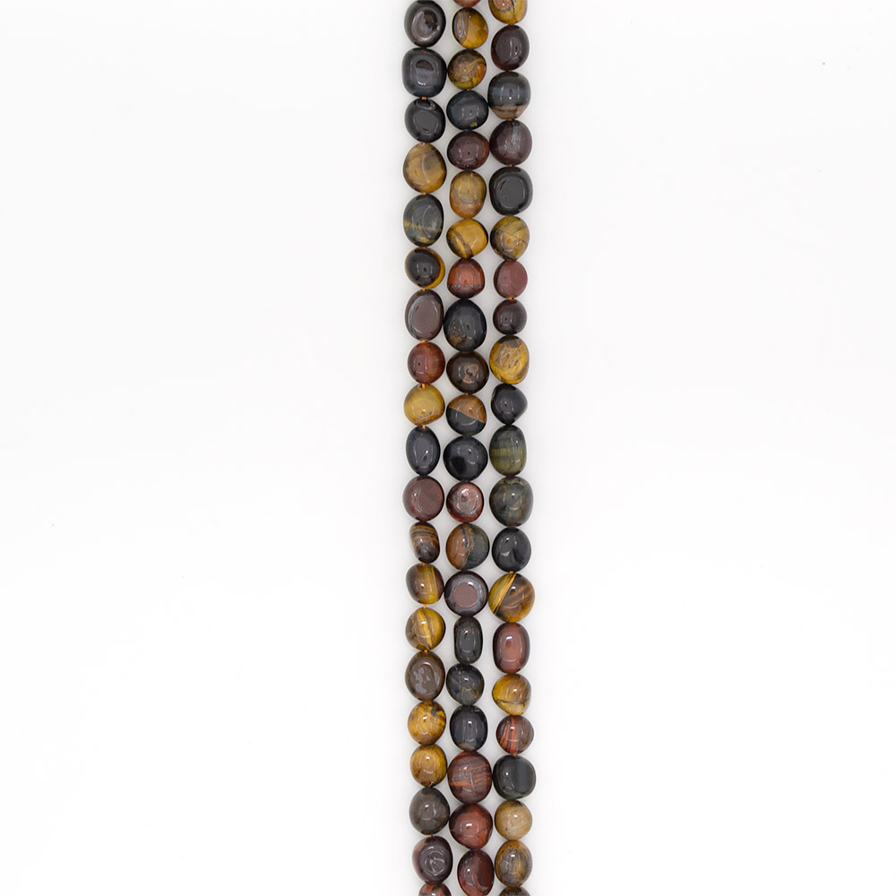 Фото товара тигровый, соколиный, бычий глаз галтовка 12*10 мм