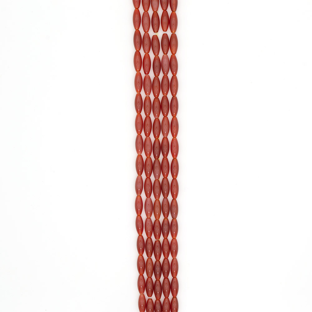 Фото товара сердолик рыжий однотонный бочонок 23*12 мм