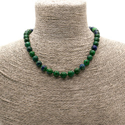 Фото товара бусы из азурита шар