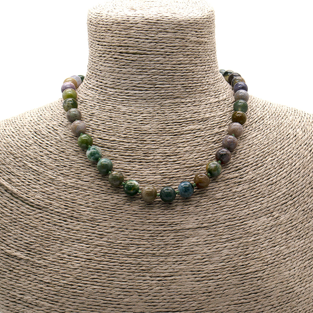 Фото товара бусы микс яшма ,агат,халцедон 10 мм