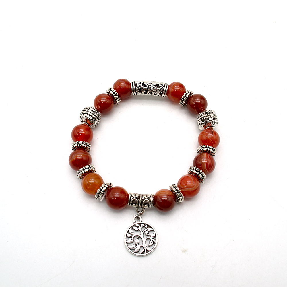 Фото товара браслет из сердолика "пандора" 10мм