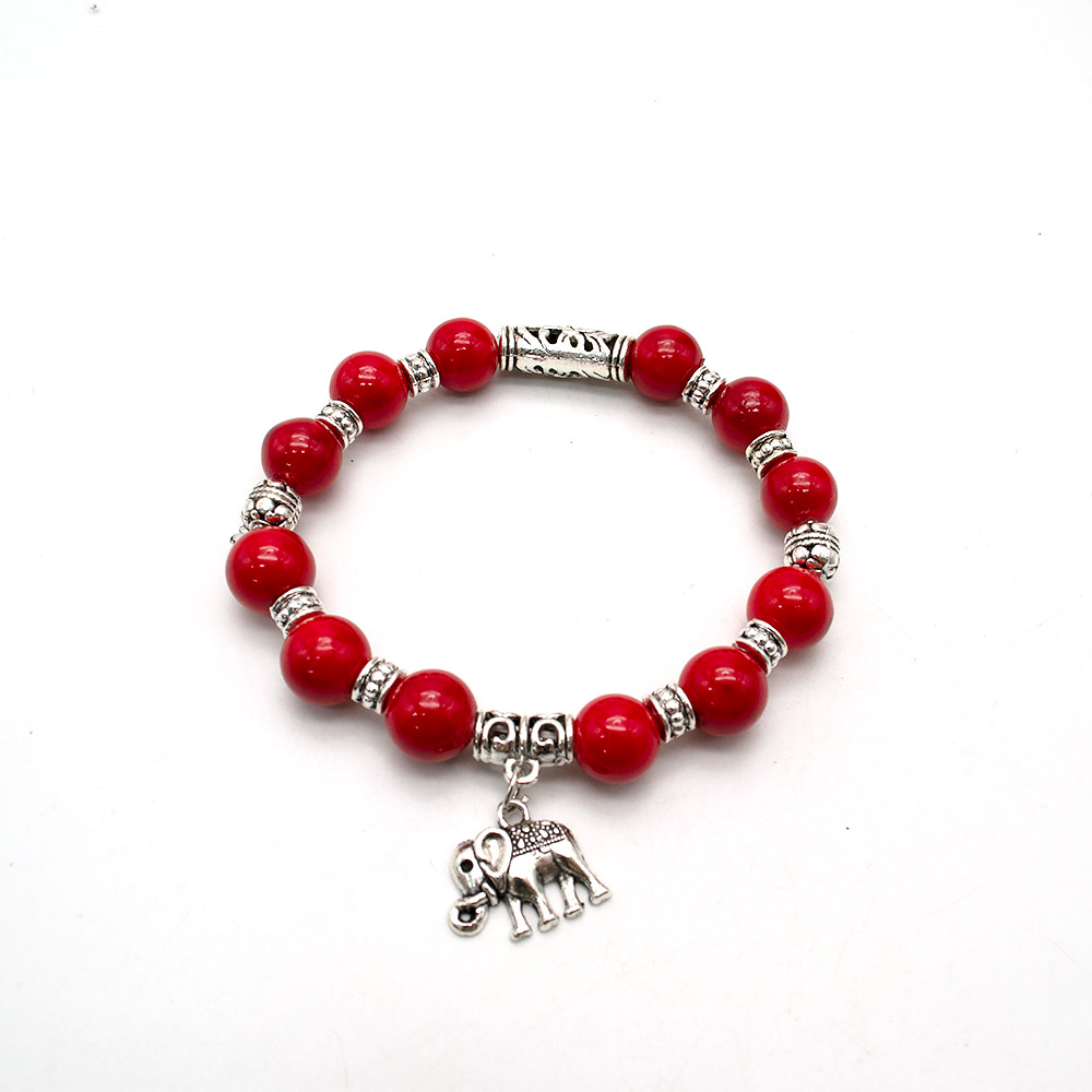 Фото товара браслет из коралла имитации "пандора"10 мм