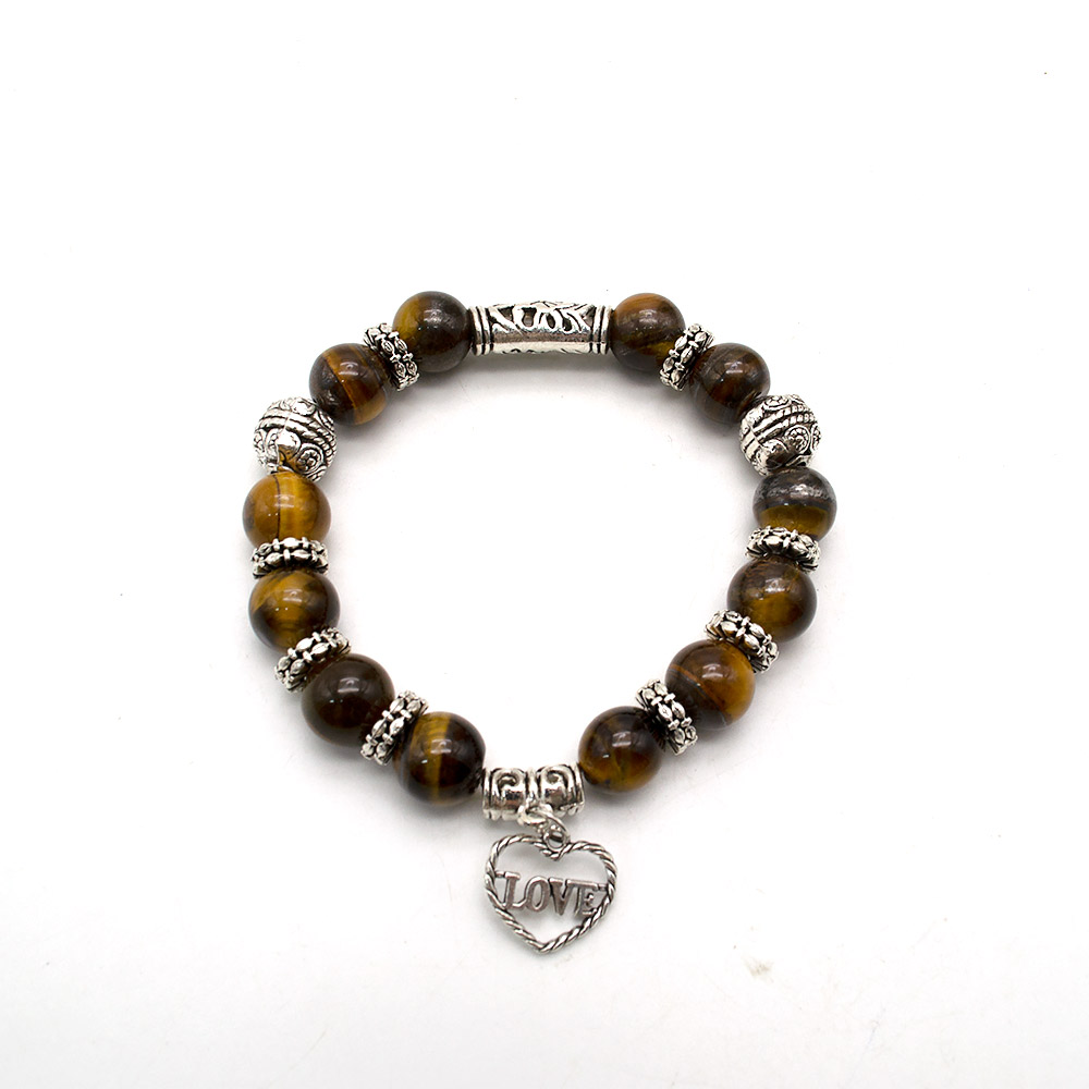 Фото товара браслет из тигрового глаза "пандора" 10 мм