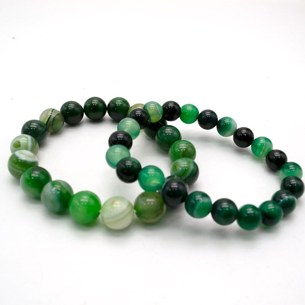 Фото товара браслет из агата цвет "елка"